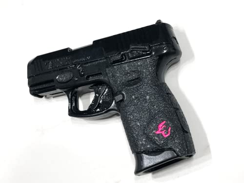 Handleitgrips Textured Rubber Gun Grip Tape Enhancement For Taurus G3C With Pink Inserts #TOP3