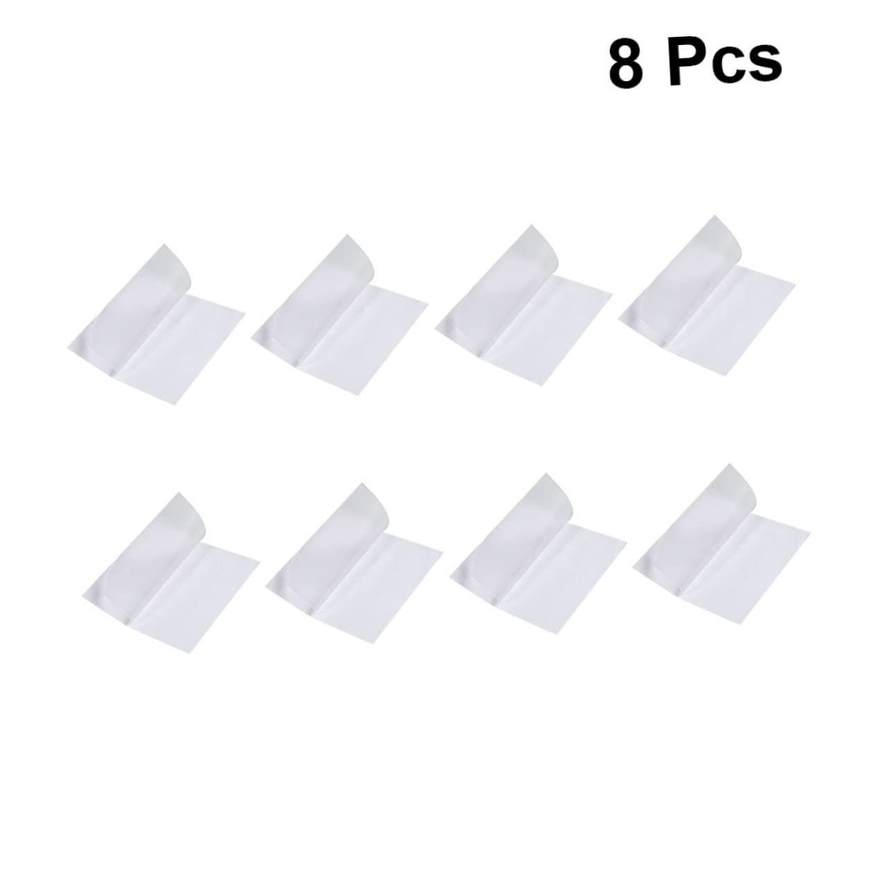 SEWACC 2sets Inflatable Waterproof Repair Tape TPU Tent Repair Patch for Tent Exercise Ball Kayak Bed and Pool Float 8pcs*2
