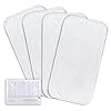 The Peanutshell Waterproof Diaper Changing Pad Liners | 4 Pack Set for Changing Pad, Bassinet or Crib | Washable…