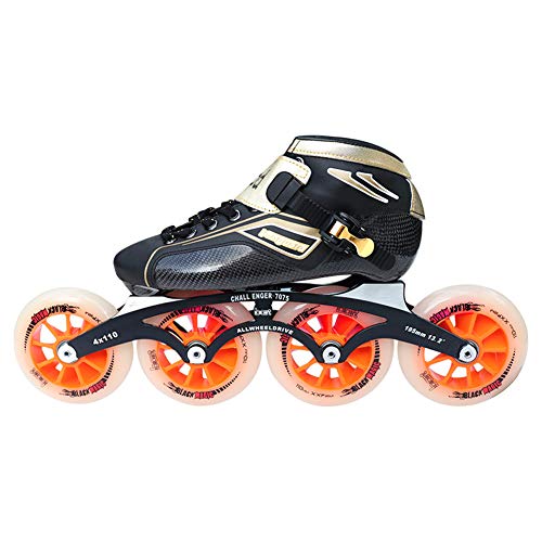 Best Price UYBAG Speed ââSkating Shoes Wear Resistant 4 90/100/110mm Wheel Inline Roller Skates ...
