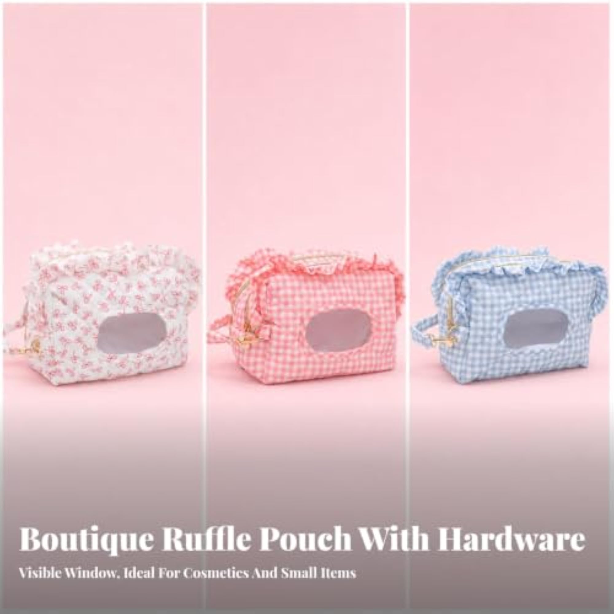 Lightweight Storage Bag with Dispensing Opening, Cosmetic Organizer