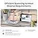CZUR ET16 Plus Advanced Book & Document Scanner, 2nd Gen Auto-Flatten&Deskew Tech, 16MP Camera, Capture A3, 186 Languages OCR, Convert to PDF/Searchable PDF/Word/Tiff/Excel, Run On Windows&MacOS