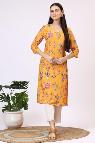 Image of W for Woman Pink Bold Geometric Printed Pure Cotton Straight Kurta