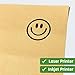 30 Sheets, Kraft Sticker Paper Labels, Laser/Inkjet Printing - Letter Size (8.5 x 11)