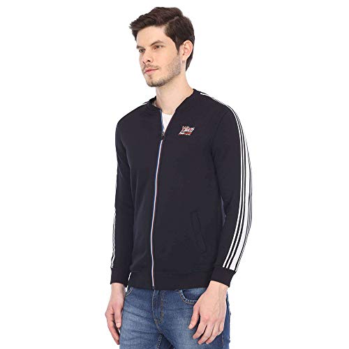 Image of Spykar Men's Cotton Blend Hooded Neck Sweatshirts