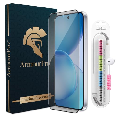 Image of ArmourPro Anti Glare Matte Tempered Glass for Oppo Reno 16c, Anti Fingerprint Screen Protector, 9H Scratch Resistant, Smooth Touch, Easy Installation Kit with Cable Protector