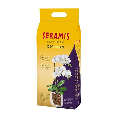 Seramis Spezial-Substrat für Orchideen, 7 l – Orchideensubstrat mit Tongranulat und Pinienrinde zur idealen Sauerstoff- und Nährstoffversorgung Seramis Spezial-Substrat für Orchideen, 7 l – Orchideensubstrat mit Tongranulat und Pinienrinde zur idealen Sauerstoff- und Nährstoffversorgung