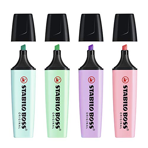 Stabilo 55.3403, Kit Stabilo Boss Pastel Mini Pastellove + Swing Cool Pastel, 12 unidades, Multicor