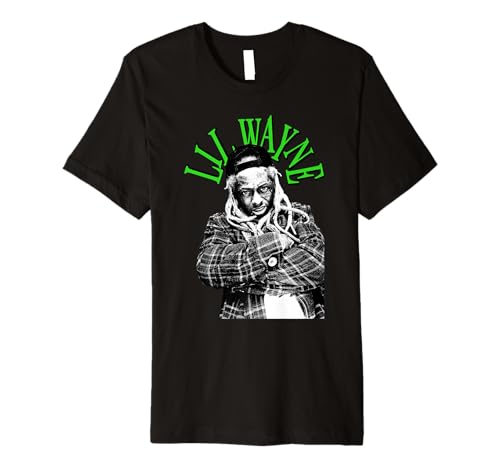 Lil Wayne Green Photo Premium T-Shirt