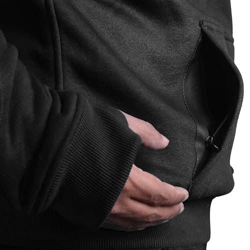 Bykr Motorcycle Hoodie For Men & Women Biker Motorcycle Jackets Breathable Motorbike Riding Sweatshirt All Weather Ce Armored thumb #4