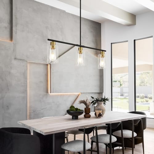 Elegant Black Gold Pendant Lighting - Farmhouse Island Chandeliers - Image 2