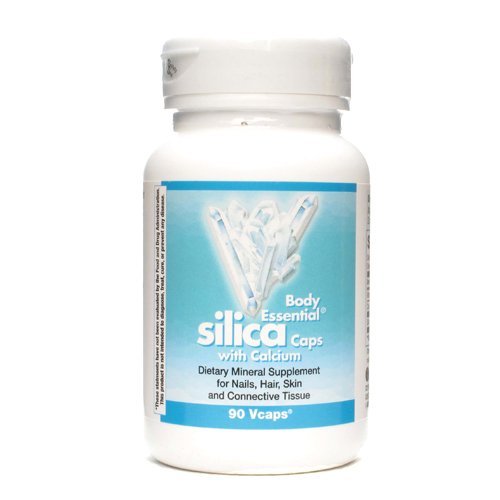Body Essential Silica with Calcium Capsules; Nails Hair Skin & Connective Tissue 90