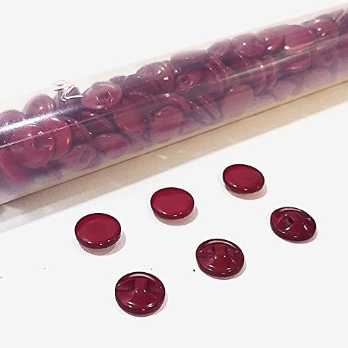 Hemispherical Resin Nazarene Buttons, 144 Pieces/Tube, Available in 13 Colors and 4 Sizes for Crafts Sewing
