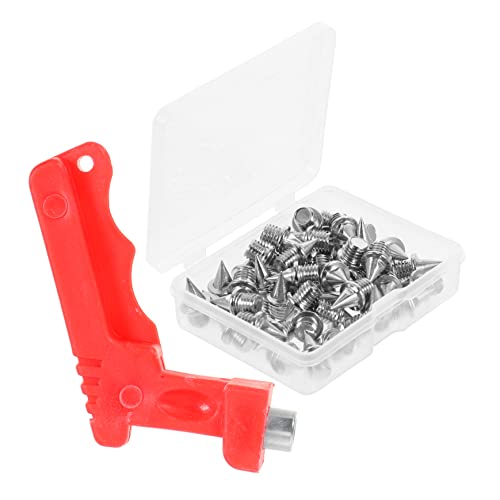 POPETPOP Running Spikes for Track Shoes Steel and Plastic Replacement Spikes Wrench