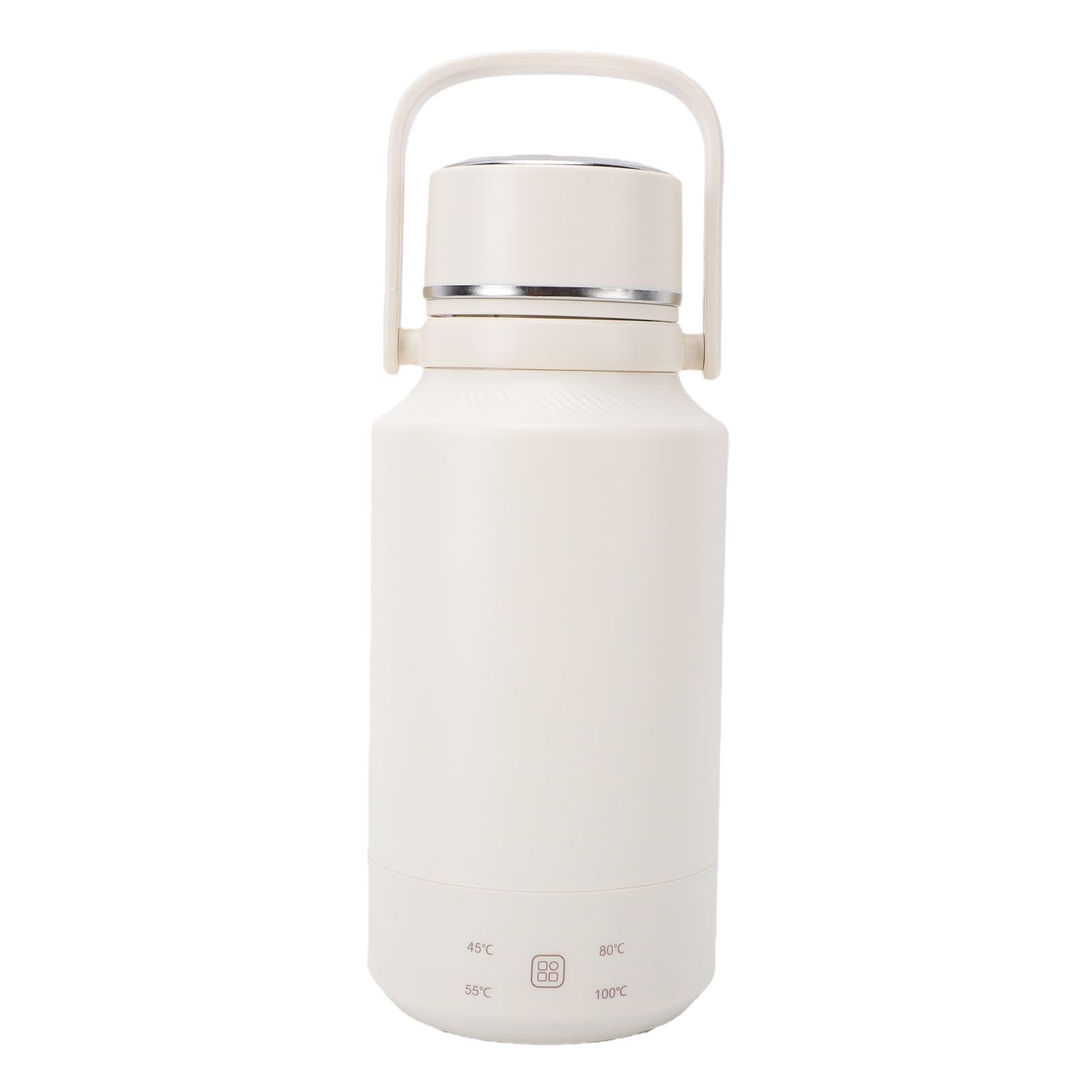 SIXRUN Hervidor Eléctrico Portátil 1L, Caldera de Agua de Viaje de Acero Inoxidable de Calentamiento Rápido (Enchufe europeo 220V)