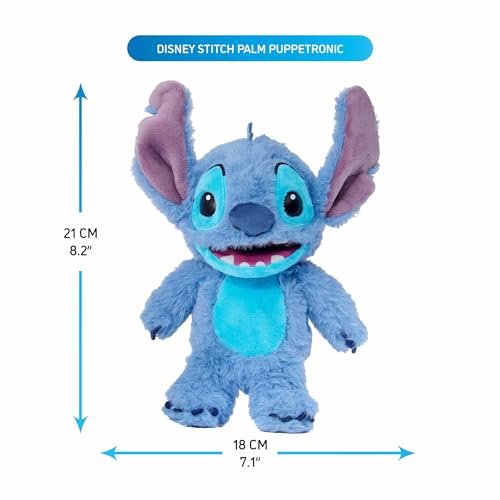Muñeco Animatrónico Stitch Puppetronic interactivo con sensor táctil y sonidos de Famosa 2