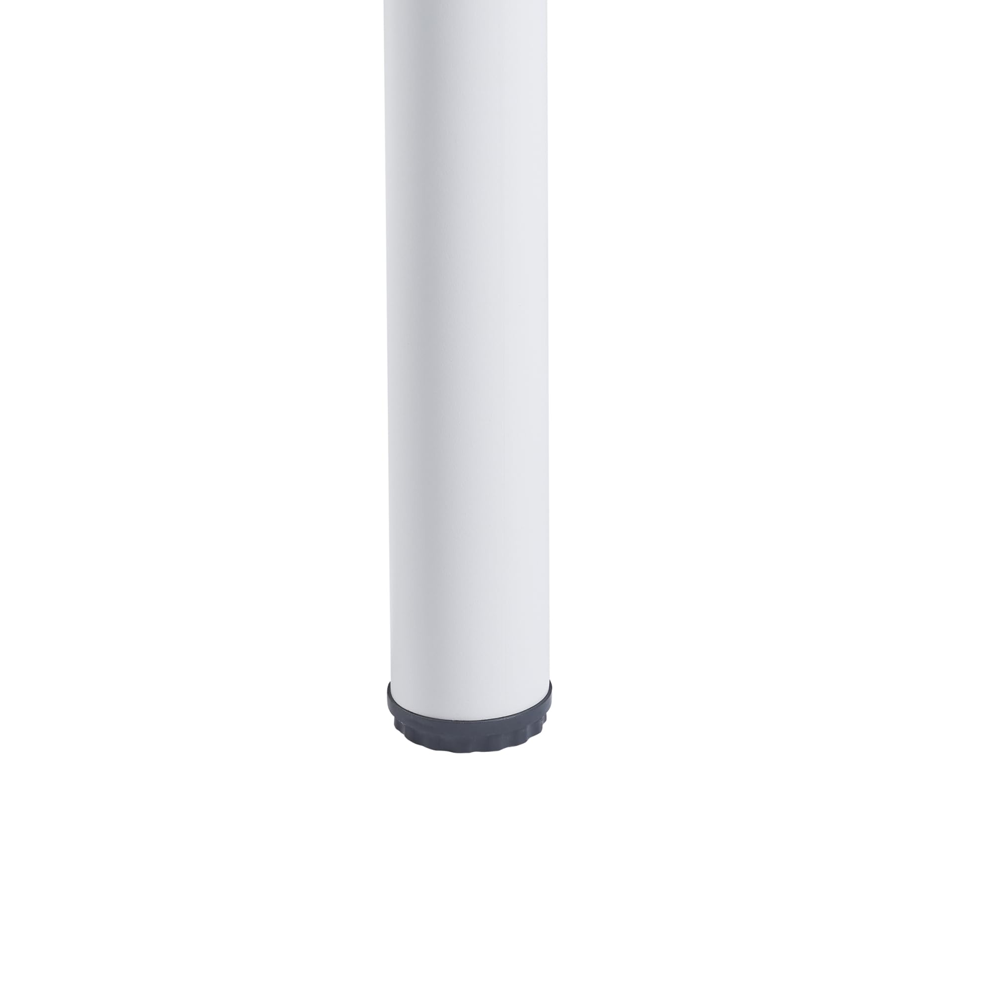 [en.casa] Mesa de Comedor Tammela Rectangular Mesa de Cocina Oficina para 4 Personas Resistente a Arañazos Patas de Acero Tablero de MDF Revestida de Melamina 120 x 60 x 75 cm - Mármol Blanco