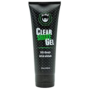 Gibs Grooming Sharp Dressed Mane Shave Gel, Black, Single, 4 Fl Oz
