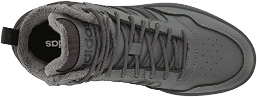 Adidas Women's Hoops 3.0 Mid Basketball Shoe, Grey/Black/Carbon, 9 #TOP4