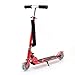 Honkid Monopattino Pieghevole 2 Lampeggiante Ruote, Scooter Monopattino per Bambini 3 - 12 Anni, Peso Massimo 50kg, Rosa