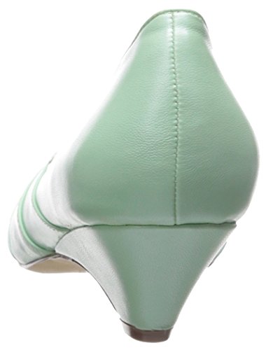Pin Up Couture Women's Lulu05/mtpu Slide Pump, Mint Faux Leather, 7 M US3