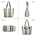 2E-youth Designer Purses and Handbags for Women Satchel Shoulder Bag Tote Top Handle Bag (0A-stripe-grey)