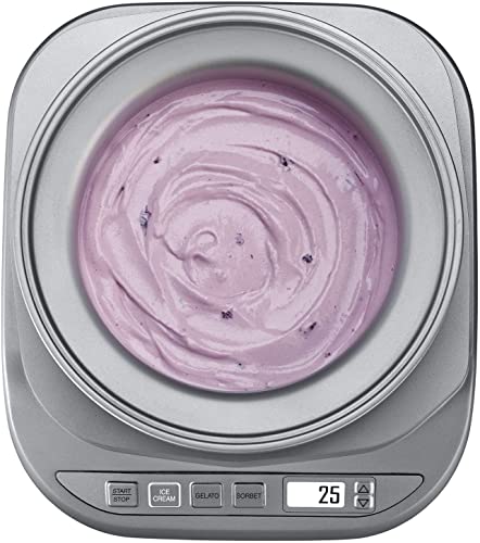 Cusinart Ice-70P1 2-Quart Cool Creations Ice Cream, Frozen Yogurt, Gelato And Sorbet Maker, Lcd Screen With Countdown Timer, Makes Frozen Treats In 20-Minutes Or Less, Stainless Steel #TOP6