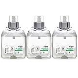 GOJO E1 Foam Handwash, Fragrance Free, 1250 mL Handwash Refill for GOJO FMX-12 Push-Style Hand Soap Dispenser (Pack of 3) - 5167-03