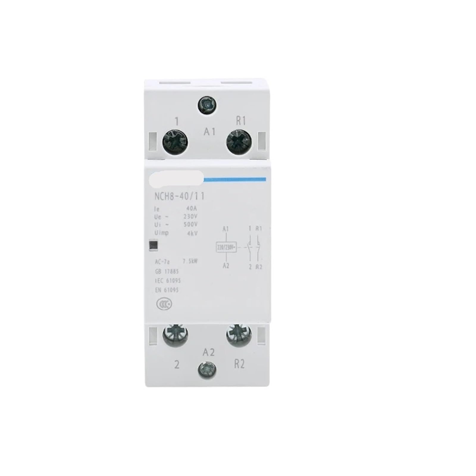 Contacteur de type rail NCH8 45A pour sécuriser vos surcharges