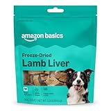 Amazon Basics Freeze-Dried Raw Single Ingredient Dog Treats, Lamb Liver, High Protein, Healthy Training Treats or Meal Topper for all Dogs, Grain-Free, 3.3oz (Previously Wag)
