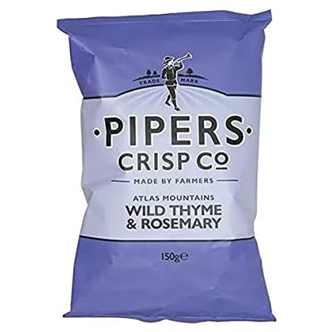 Pipers Crisp Atlas Mountains Wild Thyme and Rosemary Crisps, 150 g Cover