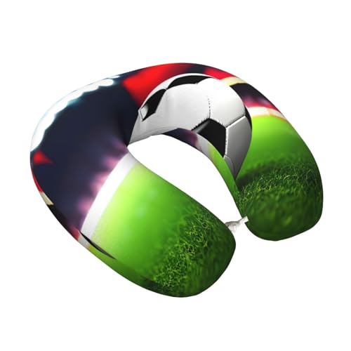 Almohada de Viaje con Diseño Balón de Fútbol miniatura 2