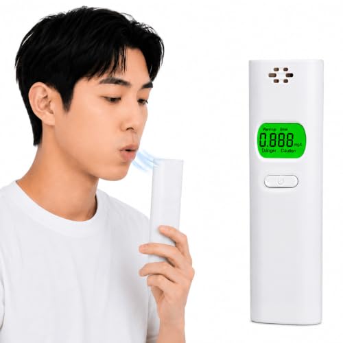 2026新法規適用【非接触＆高精度センサー搭載】アルコールチェッカー 業務用ハンディタイプ アルコール検知器 LEDデジタル表示 - §Ｌａ＼Ｂａｕｍｅ - 商品画像