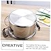 BESTYASH Olla de Sopa de Acero Inoxidable con Doble Asa Resistente al Calor Óxido Tapa Resistente Golpes con Ventilación Interior Pulido Fácil de Limpiar para Uso Diario Cocina Imagen de BESTYASH Olla de Sopa de Acero Inoxidable con Doble Asa Resistente al Calor Óxido Tapa Resistente Golpes con Ventilación Interior Pulido Fácil de Limpiar para Uso Diario Cocina