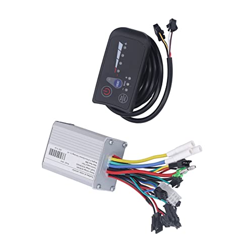 Controlador y Pantalla Conjunto de Instrumentos de Instrumento Eléctrico sin Escobillas Instrumento Electrico Electrico Electrónico para Ciclomotor de Scooter, Motores (24V)