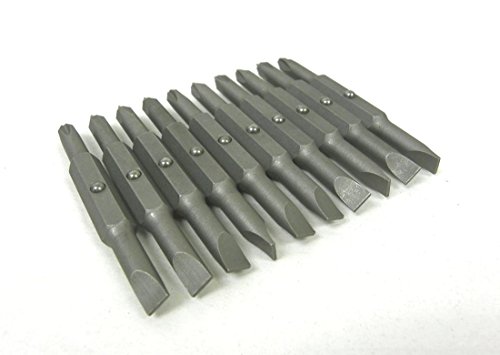 Set Of 10 Piece 3" Double-Ended Screwdriver Power Bit Set , Phillips #2 #TOP22