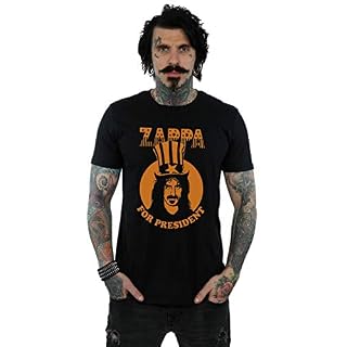 Absolute Cult Frank Zappa Homme for President T-Shirt - Les Beatles, Paul McCartney, John Lennon, RIngo Starr, George Harrison