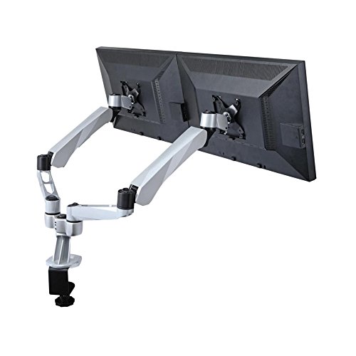 Cotytech Dual Desk Mount Spring Arm Quick Release with Clamp Base (DM-CDSA2-C)
