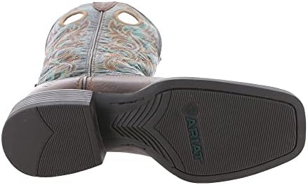 Ariat Mens Sport Rodeo Western Boot Loco Brown/Roaring Turquoise 10 | Image 2