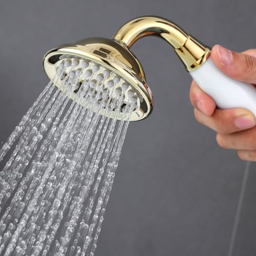 Douche à main en forme de téléphone avec robinet de baignoire mural fixe