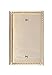 Brass Accents M06-S85X0-605 Georgian Single Blank Polished Brass Switchplates