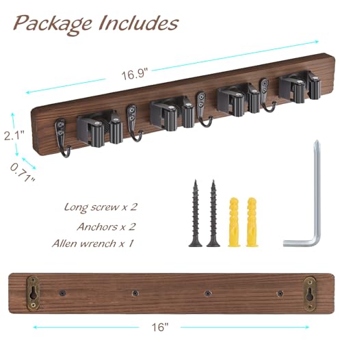 Outnili Mop And Broom Holder Wall Mount thumb #5