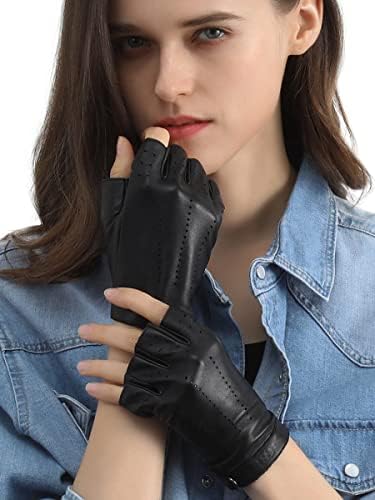 fingerless leather gloves motorcycle