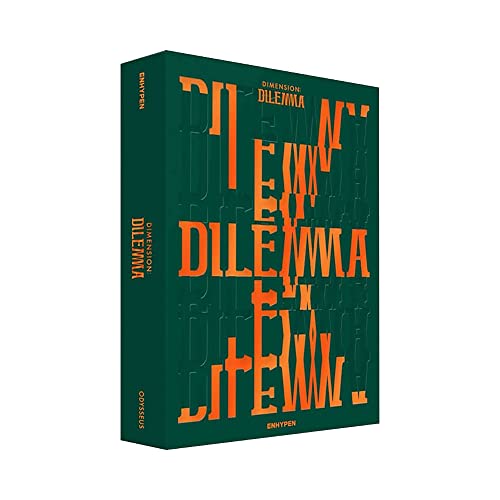 ENHYPEN Dimension : Dilemma 1st Album [Odysseus Version] CD+Photobook+Lyric Book+Photocard+Hologram Photocard+Mini Poster+Sticker+(Extra 8 Photocards+Pocket Mirror) Cover