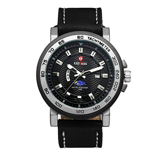 Avaner Reloj de Pulsera Cuarzo Japonés para Hombre Grande Reloj Deportivo con...
