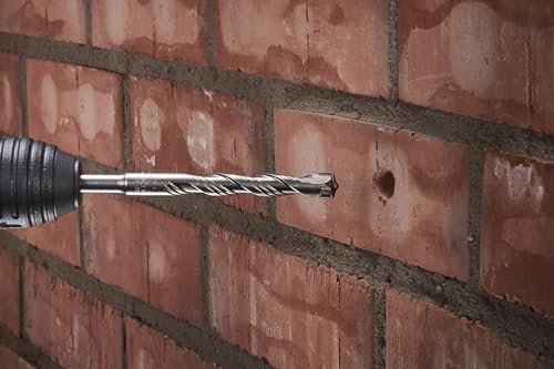 wolfcraft Professional 4-cut Concrete Drill Bit, Tungsten Carbide Tipped, SDS-plus, 6 mm I 7421000 I For drilling into reinforced concrete - Image 3