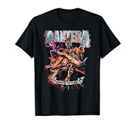 Pantera design. Official Licensed Bravado Pantera Cowboys From Hell Riding Skeleton Official Pantera Merchandise Lightweight, Classic fit, Double-needle sleeve and bottom hem