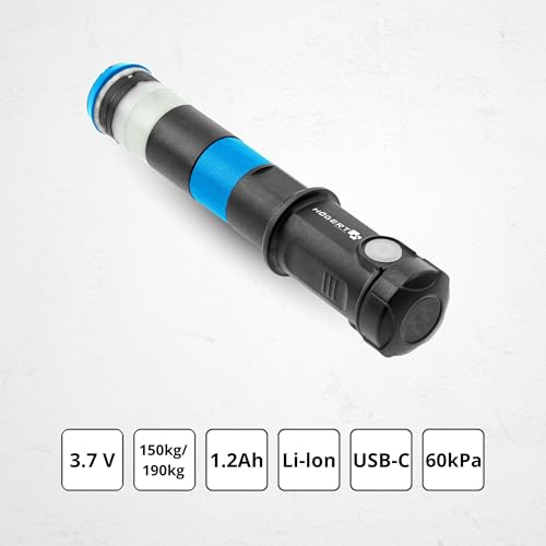 Högert Technik - Akku-Pumpe für Handsaugnäpfe | Handsaugpumpe | Pumpe | Spannung: 3,6 V