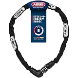 ABUS Serratura a catena Steel-O-Chain 5805C - serratura a combinazione in catena d'acciaio spessa 5 mm - livello di sicurezza 4