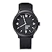 Produktbild Mondaine Helvetica No1 Bold Damen-/ Herren-Uhr, Schwarzes Zifferblatt mit Datumsanzeige, Schwarzes Nylonarmband